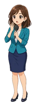 リノーズのキャラクター(おじぎ)